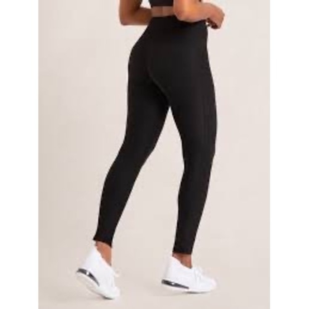 Shapermint Essentials Womens Black High Waisted Seamless Shaping Leggings S/P